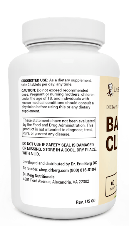 Dr. Berg Bacti-Cleanse directions